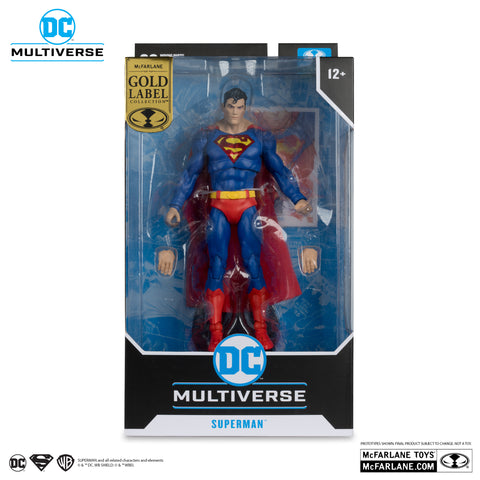 McFarlane DC Multiverse Superman (Action Comics) Gold Label