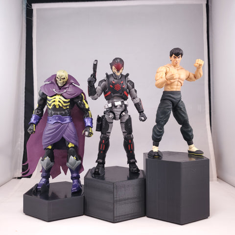 thinkstar 8Pcs Action Figure Stand Assembly Action Figure Display